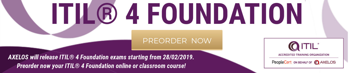 Banner ITIL 4 Foundation ENG