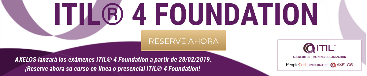 Banner ITIL 4 Foundation ESP1