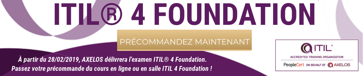Banner ITIL 4 Foundation FRA