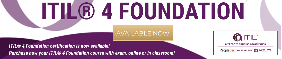 Esame ITIL 4 Foundation disponibile ENG